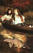 James Tissot Thames USA oil painting artist